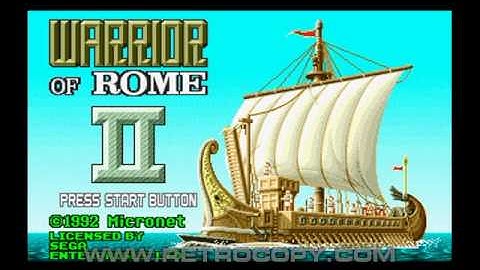 Warrior of Rome II (Sega Genesis / Mega Drive) Intro