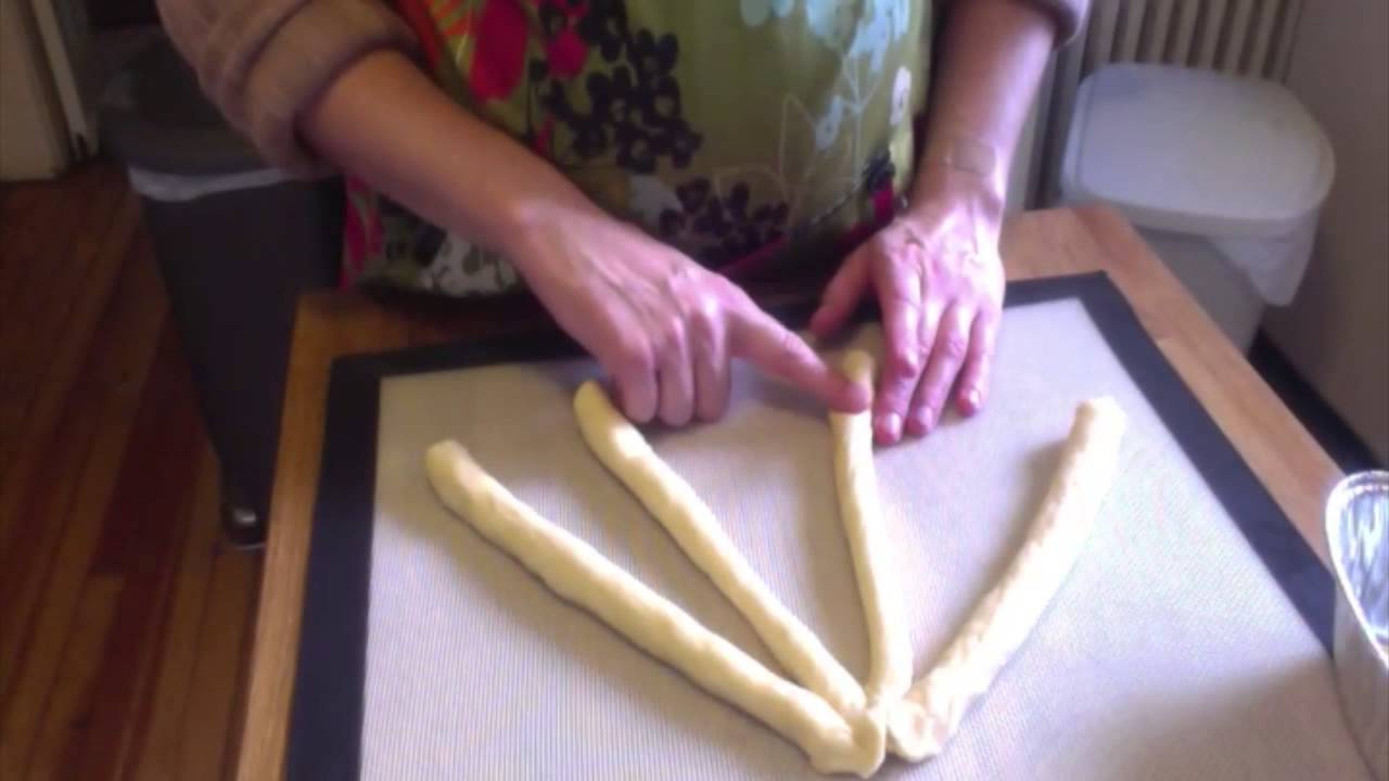 Four Braid Challah - YouTube