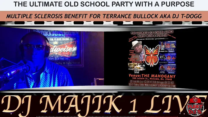 DJ MAJIK 1 LIVE MS BENEFIT INFO VIDEO FOR TERRANCE...