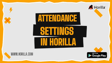 Attendances Settings in Horilla HR Software | Free HRMS Software | Attendance Management Software