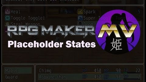 RPG Maker MV: Placeholder States