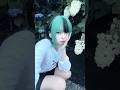 庭で動画撮ったの初めてかも🪻 #cosplay #fyp