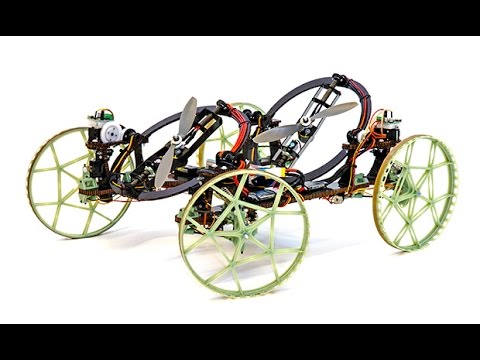 I Love Science RU / VertiGo - колесный робот, способный передвигаться по стенам