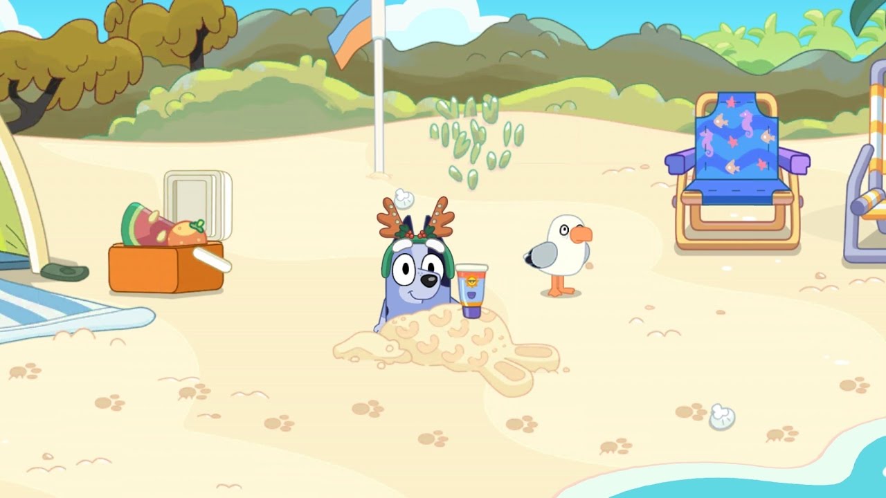 Bluey: Socks’s Christmas Sun Bath ☀️🎄 | Relaxing Holiday Fun Gameplay (December 2025)