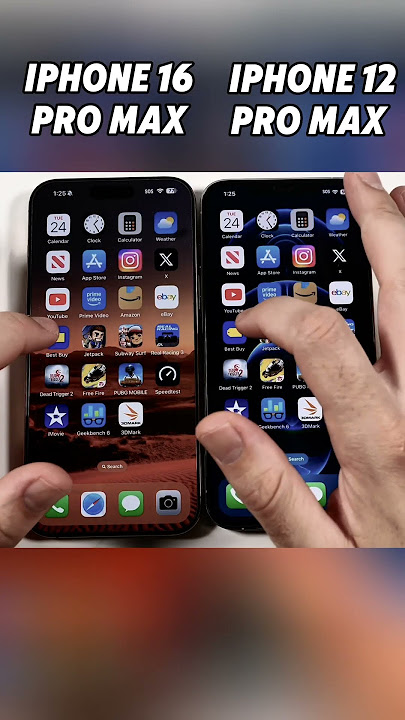 iPhone 16 Pro Max vs iPhone 12 Pro Max SPEED BATTLE! ⚡ Who’s the REAL King? 👑#shorts#viralvideo