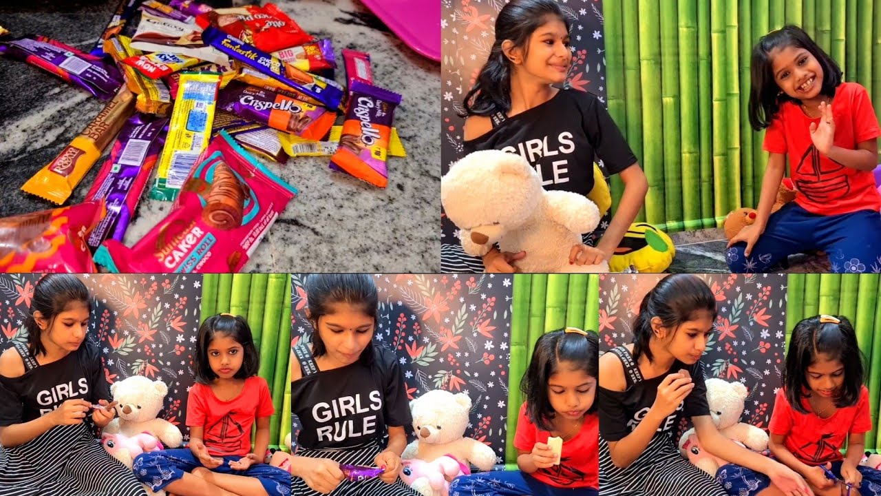 #Tiyakutty #Thejakutty #Chocolate EatingChallenge.അവസാനം രണ്ടുംകൂടിഅടിയായി #Comment Yr Fav Chocolate