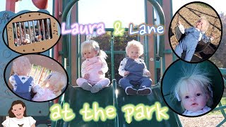 Reborn Toddlers Laura and Lane Play at the Park! | Kelli Maple