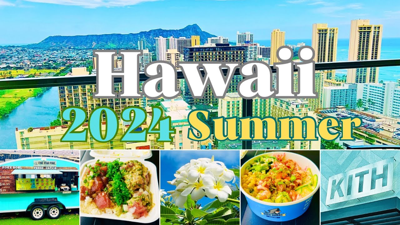 [最新2024ハワイ]ワイキキ☆厳選ショップ巡り/絶景アイランドコロニー/ポケ食べ比べ/到着日後半の模様をお届け♪