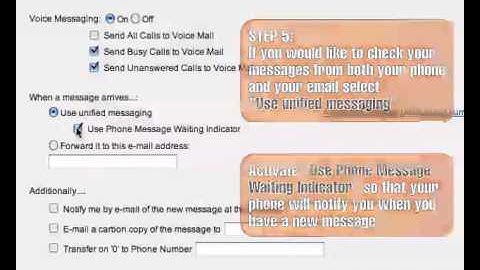 How to Send Voicemail to Email using your BroadSoft Web Portal