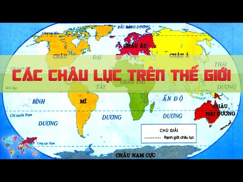 Các Châu Lục trên thế giới