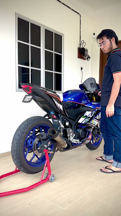 R25 SC Project Slip On Exhaust Sound #shorts #yzfr25 #scproject