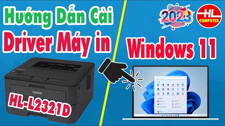 Lỗi cài đặt máy in brother hl-l2321d