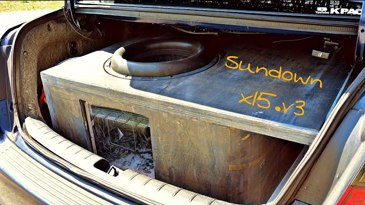 Single 15"  Breaking Panels and Destroying the Trunk!! | Sundown Audio X15v3