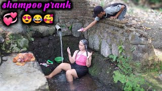 shampoo prank 🔴 1jt viwers