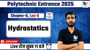 Polytechnic Entrance Exam 2025 || Hydrostatics and Archimedes