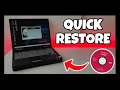 Restoring the Compaq Armada E500 to factory settings (Compaq QuickRestore CD)
