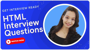 Top HTML Interview Questions | Part 3