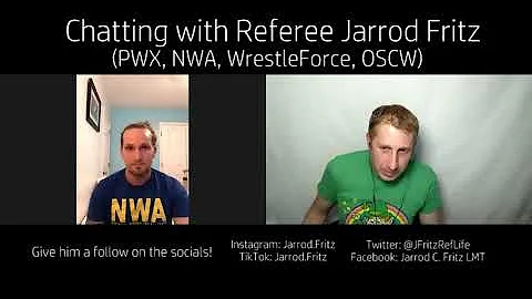 Having a chat with Referee Jarrod Fritz - A Just A...