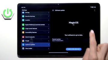 HONOR Pad X8a – How to Check for Software Update