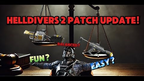 Helldivers 2 Patched The Servants of Freedom Weapons! (Testing)