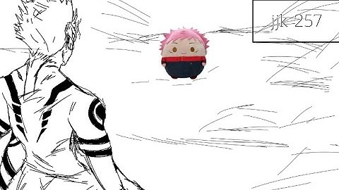 sukuna when yuji hit 8 black flashes in a row (jjk257)