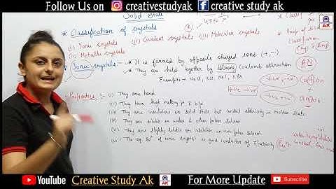 Solid State Chemistry | solid state physical chemistry | Solid State | Part-2 | By Pk