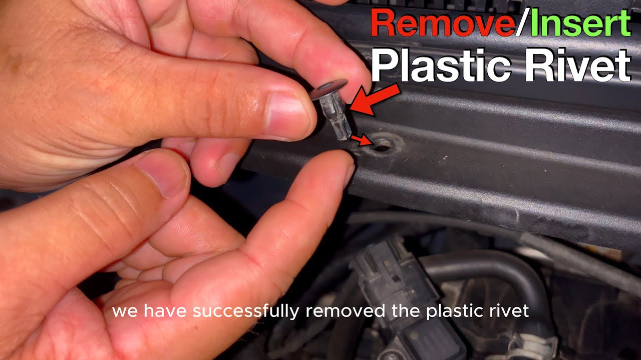 How to Remove/Insert Plastic Rivet in your Car - YouTube