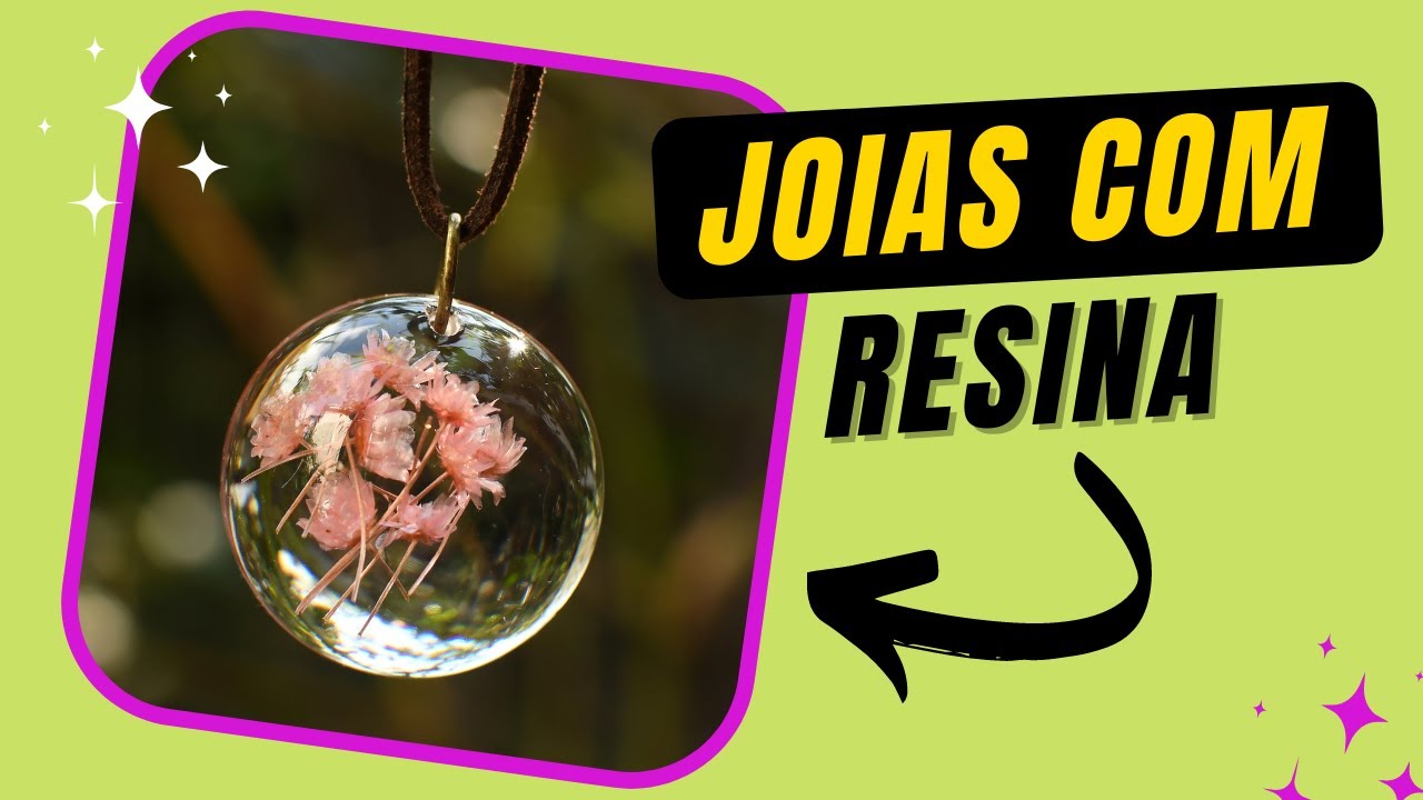 Joias Botânicas com Flores Naturais em Resina
