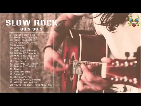 U2, Dire Straits, Aerosmith, Bon Jovi, Eagles, Scorpions, Led Zeppelin - Slow Rock Songs Collection