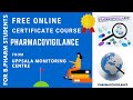 Pharmacovigilance  free online certificate course  pharmacy students  uppsala monitoring centre