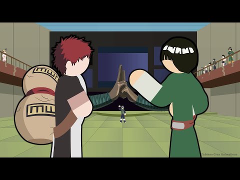 Gaara Vs Rock Lee Stick Fight!!