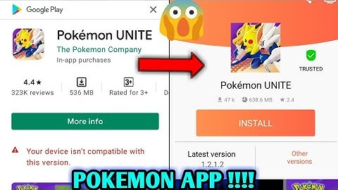 Pokemon unite can