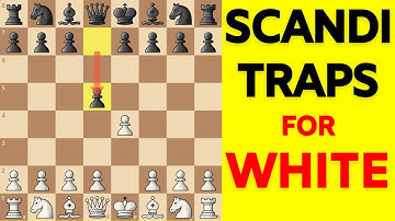 Scandinavian Defense Traps For White [75% Win Rate]