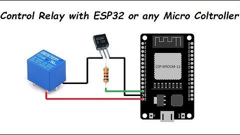 How to Control 5V Relay with ESP32 or any Micro controller