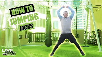 How To Do JUMPING JACKS | Exercise Demonstration Video and Guide