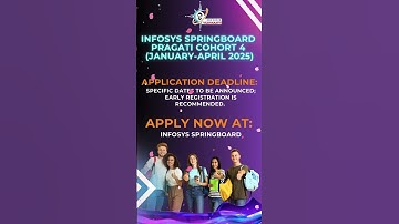 Infosys Springboard Pragati Cohort 4 January & April 2025#intership #infosys