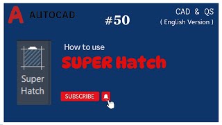 #Autocad 50 Eng Version | How to use superhatch command