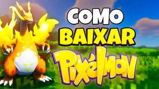 COMO BAIXAR E INSTALAR MOD PIXELMON no MINECRAFT