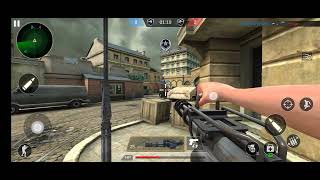 Gun Strike: Mercilessly shoot the terrorist using the M134 minigun. Android game play screenshot 3