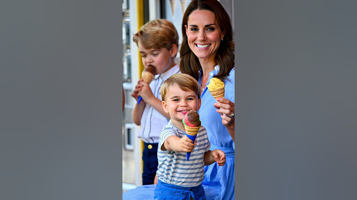 Prince Louis said - Anyone want some ice cream? #royal #princewilliam #katemiddeleton
