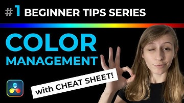 COLOR MANAGEMENT - Beginner tips by a Pro Colorist #1