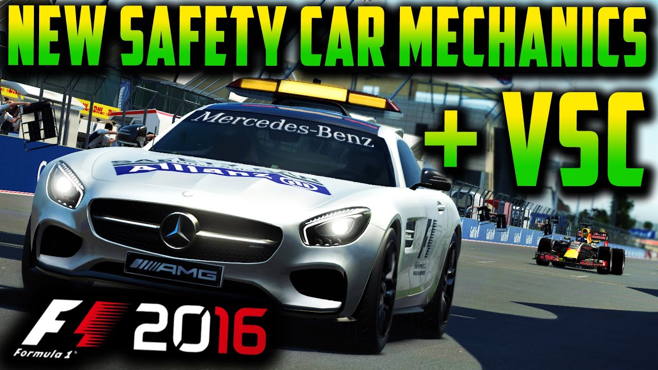 F1 2016 GAME: NEW SAFETY CAR MECHANICS   VIRTUAL SAFETY CAR  YouTube