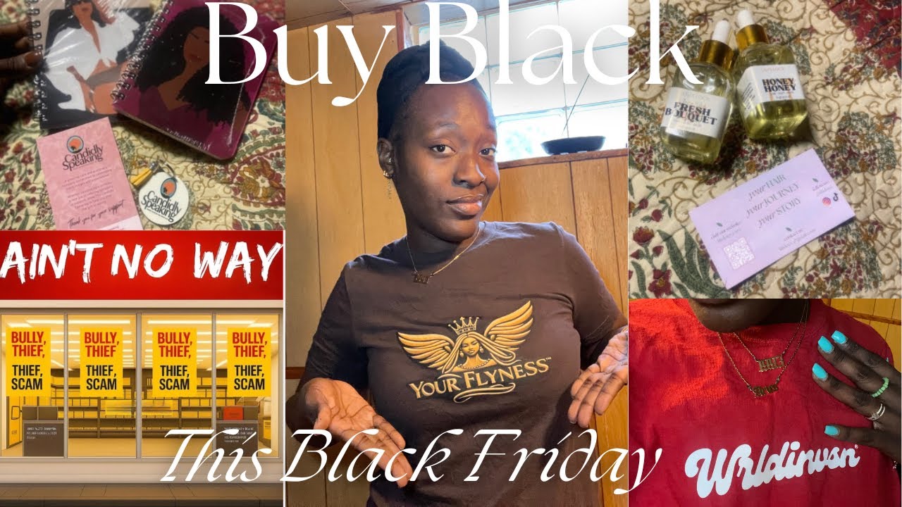 Buy Black This Black Friday | Black Business Buying Guide | Support Black Businesses All Things Fly