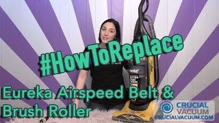 Eureka Airspeed Belt & Brush Roller Replacement: Part # 633914 & # 61110B