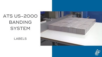 Label Stacks Banding ATS US-2000 LBM-MS-V-RF-P Automated Banding System