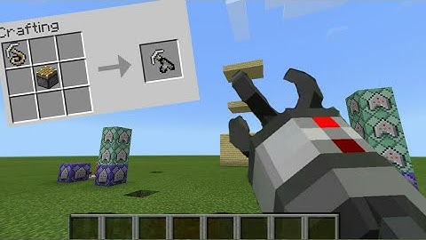 Realistic Grappling Hook Using Command Blocks | Minecraft PE Command Blocks Creation