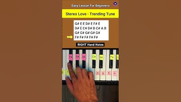 Thumbnail of Stereo Love 🔥 (Piano Tutorial) #piano