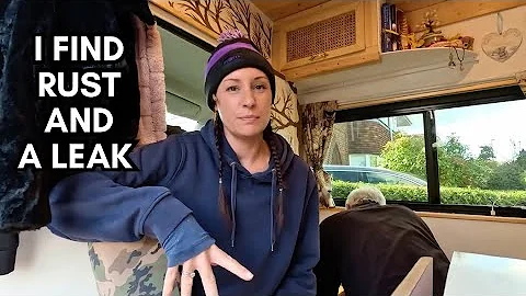 Prepping my van for Portugal… I find rust AND a leak (& doubled my solar)