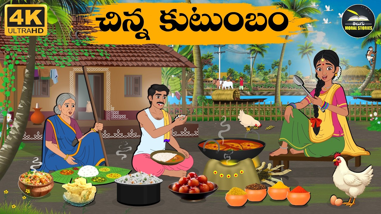 Telugu Stories -  చిన్న కుటుంబం - moral stories in telugu - Neethi Kathalu - Moral Stories Telugu