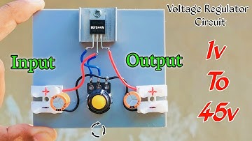 Voltage Regulator // Mosfet Powerful Voltage Regulator IRFZ44 Mosfet // 5Amp Voltage Regulator